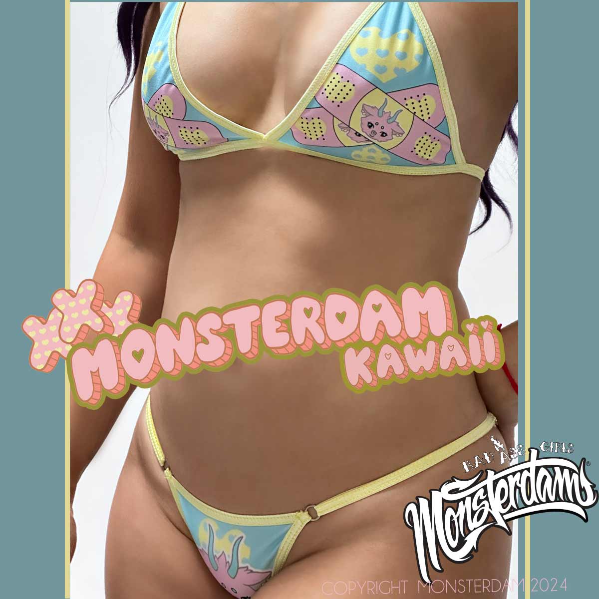 Mini Y Set Thong and Top Beela´s BAND AID