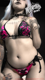 Bikini BATS and Bones Bathing Suit.