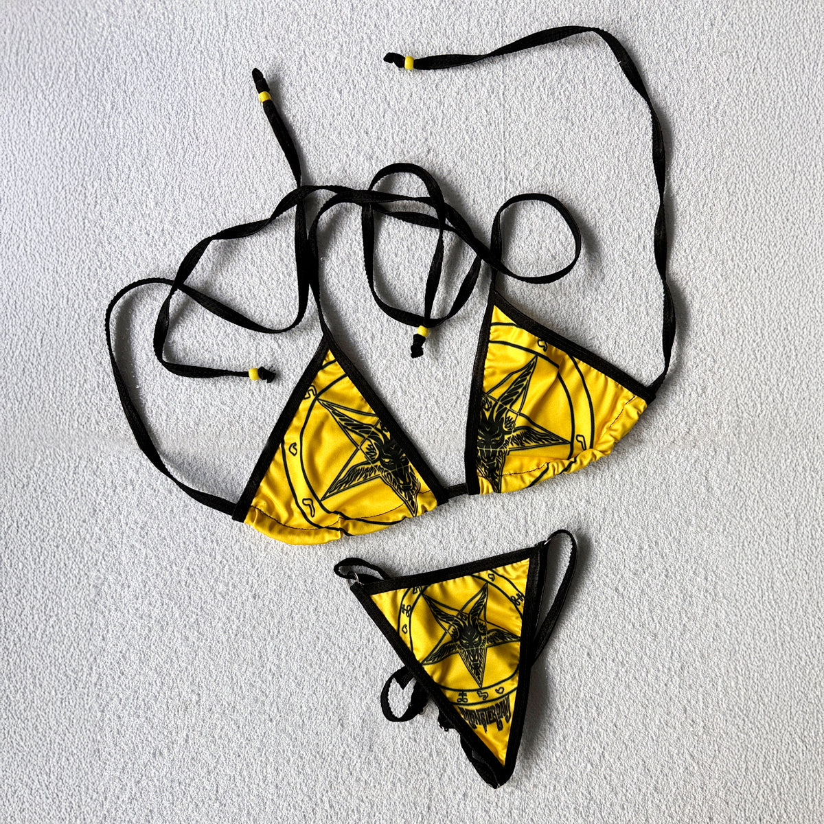 Baphomet Yellow Bikini