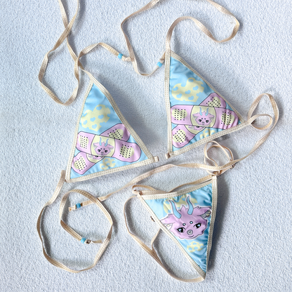 Mini Y Set Thong and Top Beela´s BAND AID