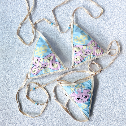 Mini Y Set Thong and Top Beela´s BAND AID