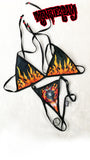Mini Y Set Thong and Top Baphomet in Hell