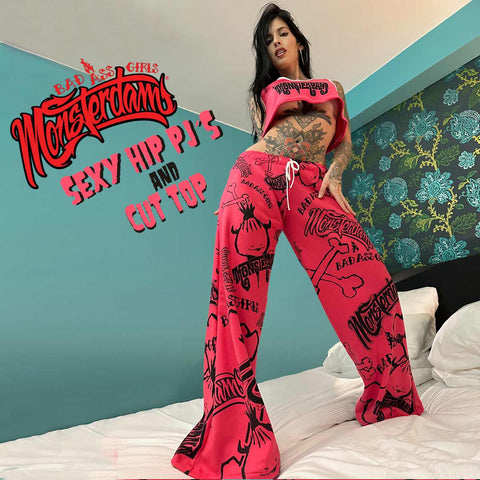 Pj Groovy Hip Monsterdam en rojo